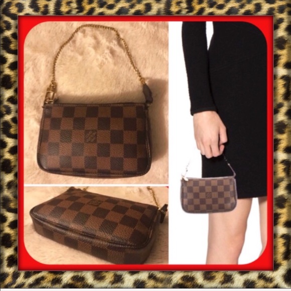 Louis Vuitton Handbags - AUTHENTIC Louis Vuitton Ebene Damier Mini Pochette